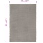 vidaXL Teppich Rechteckig Grau 80x160 cm Baumwolle vidaXL Teppich Rechteckig Grau 80x160 cm Baumwolle