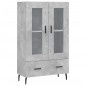 vidaXL Highboard Betongrau 69,5x31x115 cm Holzwerkstoff vidaXL Highboard Betongrau 69,5x31x115 cm Holzwerkstoff