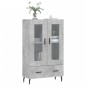 vidaXL Highboard Betongrau 69,5x31x115 cm Holzwerkstoff vidaXL Highboard Betongrau 69,5x31x115 cm Holzwerkstoff