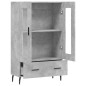 vidaXL Highboard Betongrau 69,5x31x115 cm Holzwerkstoff vidaXL Highboard Betongrau 69,5x31x115 cm Holzwerkstoff