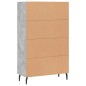 vidaXL Highboard Betongrau 69,5x31x115 cm Holzwerkstoff vidaXL Highboard Betongrau 69,5x31x115 cm Holzwerkstoff