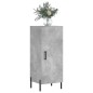 vidaXL Sideboard Betongrau 34,5x34x90 cm Holzwerkstoff vidaXL Sideboard Betongrau 34,5x34x90 cm Holzwerkstoff
