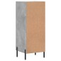 vidaXL Sideboard Betongrau 34,5x34x90 cm Holzwerkstoff vidaXL Sideboard Betongrau 34,5x34x90 cm Holzwerkstoff