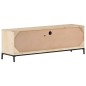 vidaXL TV-Schrank 120x30x40 cm Mango Massivholz und Rohrgeflecht vidaXL TV-Schrank 120x30x40 cm Mango Massivholz und Rohrgeflecht