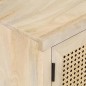 vidaXL TV-Schrank 120x30x40 cm Mango Massivholz und Rohrgeflecht vidaXL TV-Schrank 120x30x40 cm Mango Massivholz und Rohrgeflecht