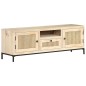 vidaXL TV-Schrank 120x30x40 cm Mango Massivholz und Rohrgeflecht vidaXL TV-Schrank 120x30x40 cm Mango Massivholz und Rohrgeflecht