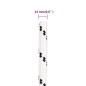 vidaXL Bootsseil Geflochten Weiß 14 mmx100 m Polyester vidaXL Bootsseil Geflochten Weiß 14 mmx100 m Polyester