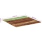 vidaXL Tischplatte Quadratisch 80x80 cm 15-16 mm Altholz Massiv vidaXL Tischplatte Quadratisch 80x80 cm 15-16 mm Altholz Massiv