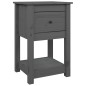 vidaXL Nachttische 2 Stk. Grau 40x35x61,5 cm Massivholz Kiefer vidaXL Nachttische 2 Stk. Grau 40x35x61,5 cm Massivholz Kiefer