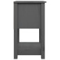 vidaXL Nachttische 2 Stk. Grau 40x35x61,5 cm Massivholz Kiefer vidaXL Nachttische 2 Stk. Grau 40x35x61,5 cm Massivholz Kiefer