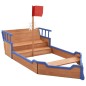 vidaXL Sandkasten Piratenschiff Tannenholz 190x94,5x101 cm vidaXL Sandkasten Piratenschiff Tannenholz 190x94,5x101 cm