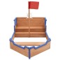 vidaXL Sandkasten Piratenschiff Tannenholz 190x94,5x101 cm vidaXL Sandkasten Piratenschiff Tannenholz 190x94,5x101 cm