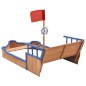 vidaXL Sandkasten Piratenschiff Tannenholz 190x94,5x101 cm vidaXL Sandkasten Piratenschiff Tannenholz 190x94,5x101 cm