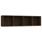 vidaXL Bücherregal/TV-Schrank Braun Eiche 143x30x36 cm Holzwerkstoff vidaXL Bücherregal/TV-Schrank Braun Eiche 143x30x36 cm Holzwerkstoff