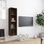 vidaXL Bücherregal/TV-Schrank Braun Eiche 143x30x36 cm Holzwerkstoff vidaXL Bücherregal/TV-Schrank Braun Eiche 143x30x36 cm Holzwerkstoff