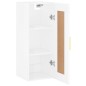 vidaXL Wandschrank Hochglanz-Weiß 34,5x34x90 cm Holzwerkstoff vidaXL Wandschrank Hochglanz-Weiß 34,5x34x90 cm Holzwerkstoff