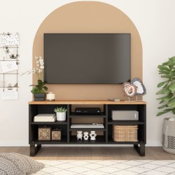 vidaXL TV-Schrank 100x33x46 cm Massivholz Akazie & Holzwerkstoff