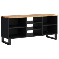 vidaXL TV-Schrank 100x33x46 cm Massivholz Akazie & Holzwerkstoff