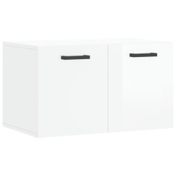 vidaXL Wandschrank Hochglanz-Weiß 60x36,5x35 cm Holzwerkstoff