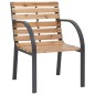 vidaXL Gartenstühle 2 Stk. Massivholz Tanne vidaXL Gartenstühle 2 Stk. Massivholz Tanne