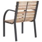 vidaXL Gartenstühle 2 Stk. Massivholz Tanne vidaXL Gartenstühle 2 Stk. Massivholz Tanne