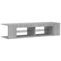 vidaXL TV-Schrank mit LED-Leuchten Grau Sonoma 135x39x30 cm vidaXL TV-Schrank mit LED-Leuchten Grau Sonoma 135x39x30 cm