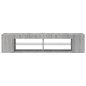 vidaXL TV-Schrank mit LED-Leuchten Grau Sonoma 135x39x30 cm vidaXL TV-Schrank mit LED-Leuchten Grau Sonoma 135x39x30 cm