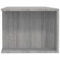 vidaXL TV-Schrank mit LED-Leuchten Grau Sonoma 135x39x30 cm vidaXL TV-Schrank mit LED-Leuchten Grau Sonoma 135x39x30 cm