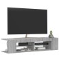 vidaXL TV-Schrank mit LED-Leuchten Grau Sonoma 135x39x30 cm vidaXL TV-Schrank mit LED-Leuchten Grau Sonoma 135x39x30 cm