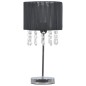 vidaXL Schreibtischlampe Schwarz Rund E27 vidaXL Schreibtischlampe Schwarz Rund E27
