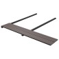 WPC Massive Terrassendielen mit Zubehör 10 m² 2,2m Dunkelbraun WPC Massive Terrassendielen mit Zubehör 10 m² 2,2m Dunkelbraun