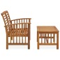 vidaXL 2-tlg. Garten-Lounge-Set Massivholz Akazie vidaXL 2-tlg. Garten-Lounge-Set Massivholz Akazie