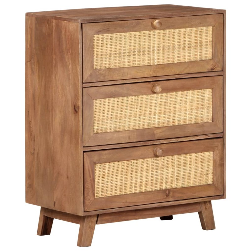 vidaXL Sideboard 61x35x76 cm Massivholz Mango vidaXL Sideboard 61x35x76 cm Massivholz Mango