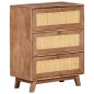 vidaXL Sideboard 61x35x76 cm Massivholz Mango vidaXL Sideboard 61x35x76 cm Massivholz Mango
