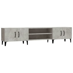 vidaXL TV-Schrank Betongrau 180x31,5x40 cm Holzwerkstoff