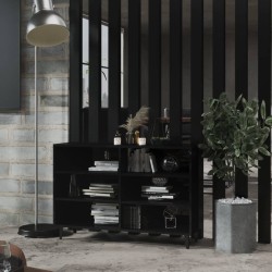 vidaXL Sideboard Hochglanz-Schwarz 103,5x35x70 cm Holzwerkstoff