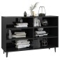 vidaXL Sideboard Hochglanz-Schwarz 103,5x35x70 cm Holzwerkstoff