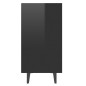 vidaXL Sideboard Hochglanz-Schwarz 103,5x35x70 cm Holzwerkstoff