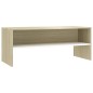 vidaXL TV-Schrank Weiß und Sonoma-Eiche 100x40x40 cm Holzwerkstoff vidaXL TV-Schrank Weiß und Sonoma-Eiche 100x40x40 cm Holzwerkstoff