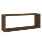 vidaXL Würfelregale 4 Stk. Braun Eiche 60x15x23 cm Holzwerkstoff vidaXL Würfelregale 4 Stk. Braun Eiche 60x15x23 cm Holzwerkstoff