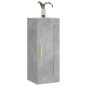 vidaXL Wandschrank Betongrau 34,5x34x90 cm Holzwerkstoff vidaXL Wandschrank Betongrau 34,5x34x90 cm Holzwerkstoff