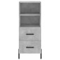 vidaXL Sideboard Betongrau 34,5x34x90 cm Holzwerkstoff vidaXL Sideboard Betongrau 34,5x34x90 cm Holzwerkstoff
