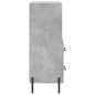 vidaXL Sideboard Betongrau 34,5x34x90 cm Holzwerkstoff vidaXL Sideboard Betongrau 34,5x34x90 cm Holzwerkstoff