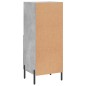 vidaXL Sideboard Betongrau 34,5x34x90 cm Holzwerkstoff vidaXL Sideboard Betongrau 34,5x34x90 cm Holzwerkstoff
