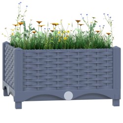 vidaXL Hochbeet 40x40x23 cm Polypropylen