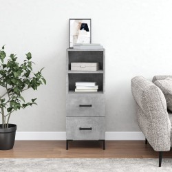vidaXL Sideboard Betongrau 34,5x34x90 cm Holzwerkstoff