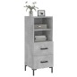 vidaXL Sideboard Betongrau 34,5x34x90 cm Holzwerkstoff vidaXL Sideboard Betongrau 34,5x34x90 cm Holzwerkstoff