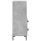 vidaXL Sideboard Betongrau 34,5x34x90 cm Holzwerkstoff vidaXL Sideboard Betongrau 34,5x34x90 cm Holzwerkstoff