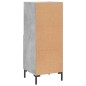 vidaXL Sideboard Betongrau 34,5x34x90 cm Holzwerkstoff vidaXL Sideboard Betongrau 34,5x34x90 cm Holzwerkstoff