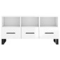vidaXL TV-Schrank Hochglanz-Weiß 102x36x50 cm Holzwerkstoff vidaXL TV-Schrank Hochglanz-Weiß 102x36x50 cm Holzwerkstoff